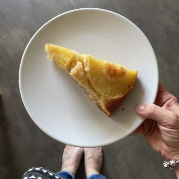 Gâteau renversé à l'ananas - Blog un café avec Clémentine